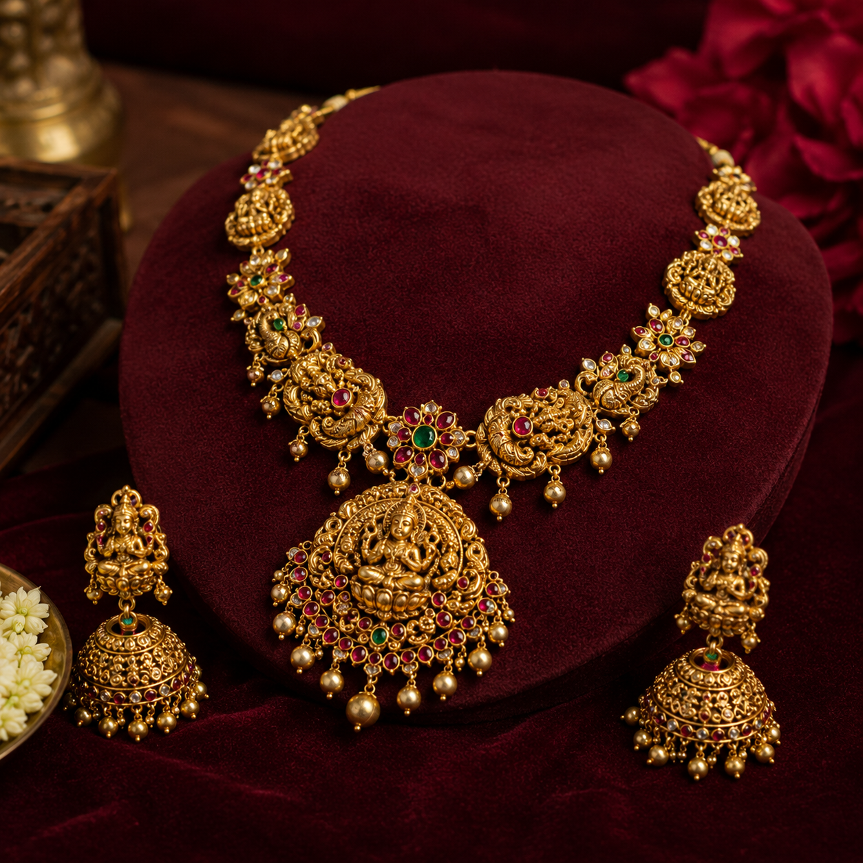 Gold Necklace Set