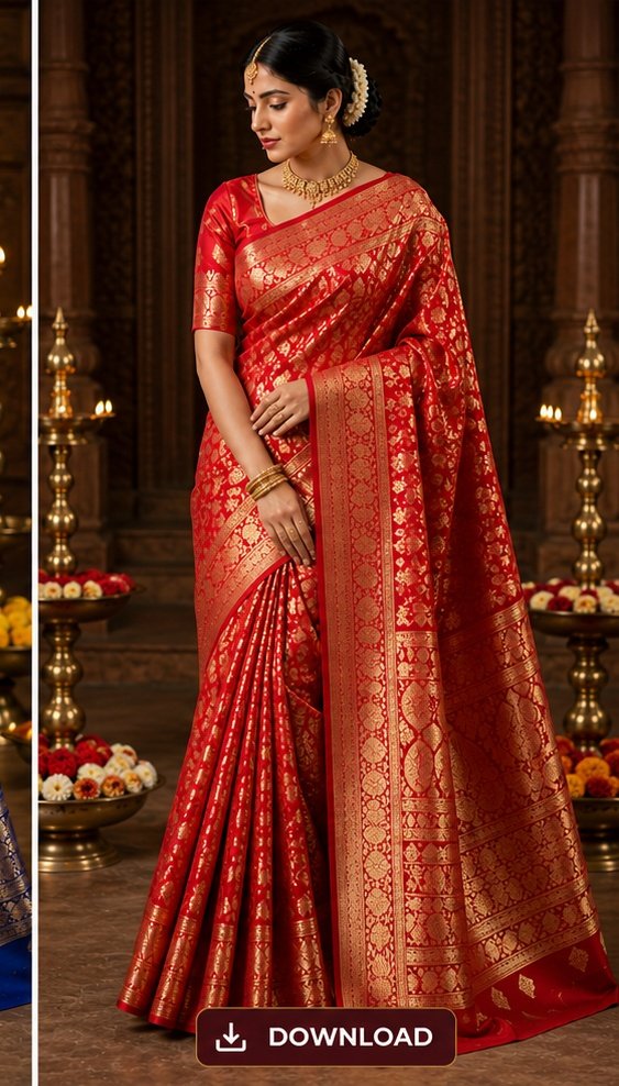 Red Silk Saree
